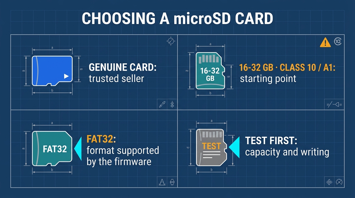microSD 选购重点与相容性